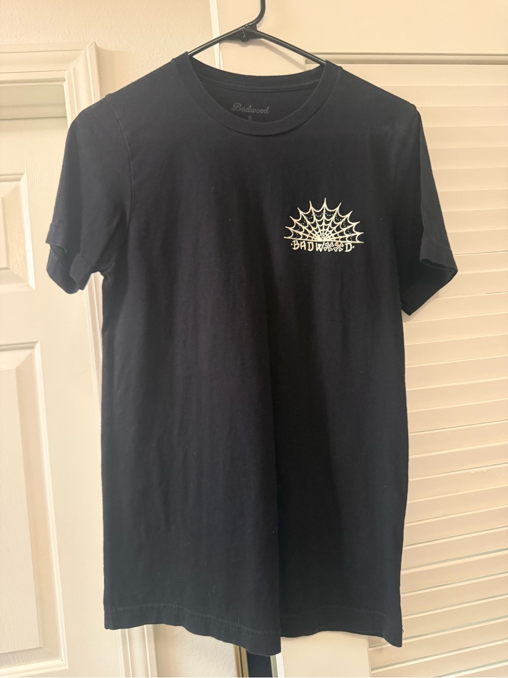Badwood Tee with Cream Motorcycle & Cactus Graphic - Picture 2 of 2